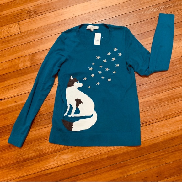 NWT Loft Husky Star sweater. XS - Picture 2 of 8